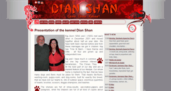Desktop Screenshot of dian-shan.eu